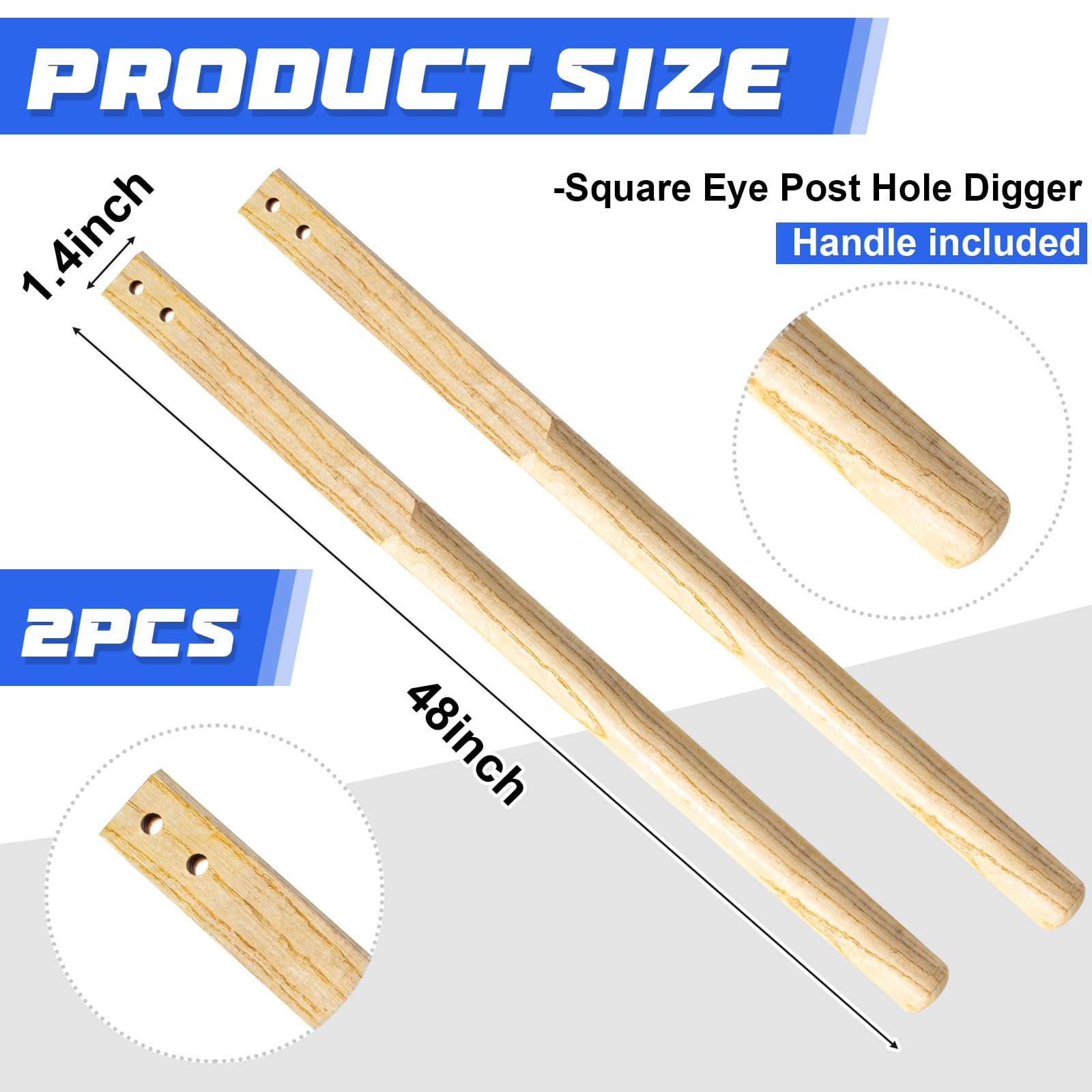 Zonon close-up of wood grain and sanded finish, comfortable grip benefit