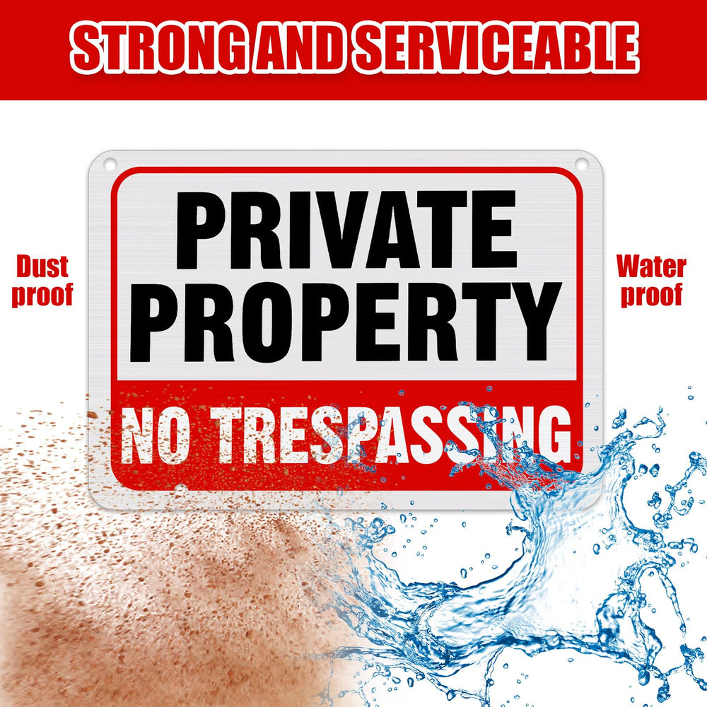 Zonon sign installed at driveway entrance illustrating clear property boundary benefit