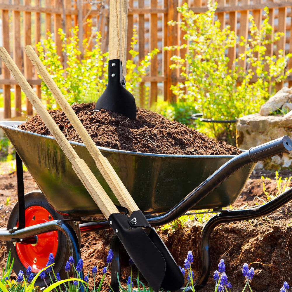 Zonon handles in use installing a fence post, speed and efficiency