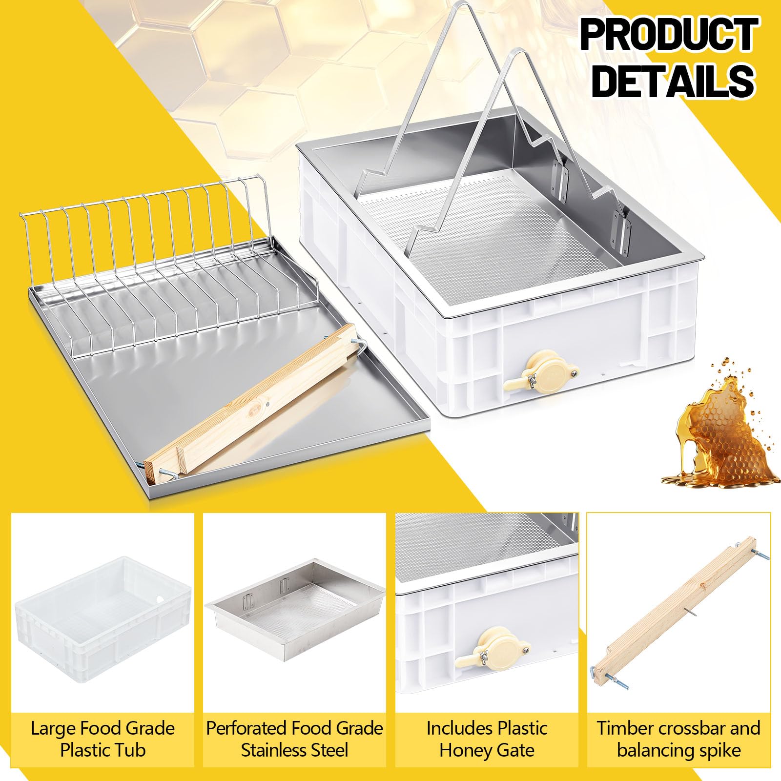 Zonon plastic cutting trays holding frames to simplify uncapping and reduce mess