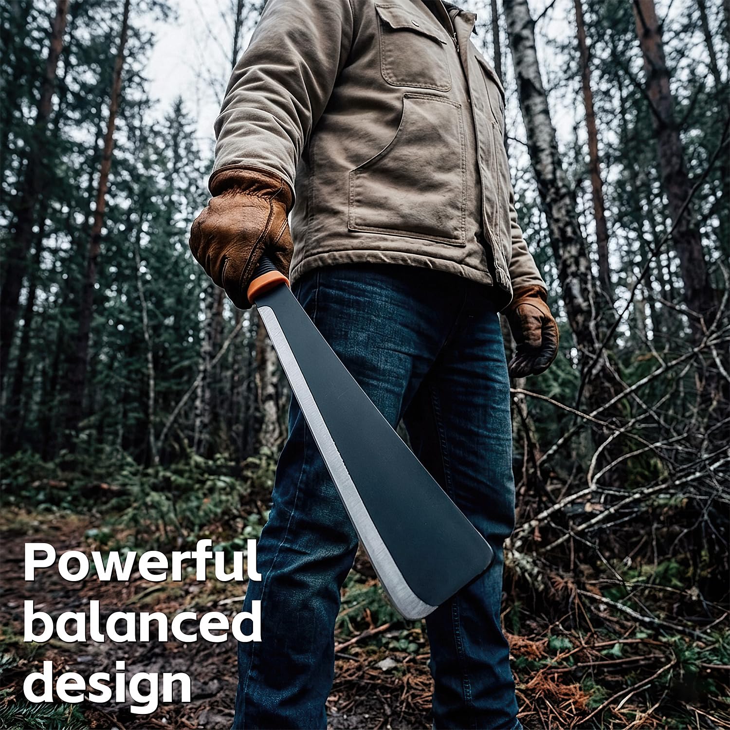 ZOOM.LZ rubberized handle detail providing secure ergonomic grip