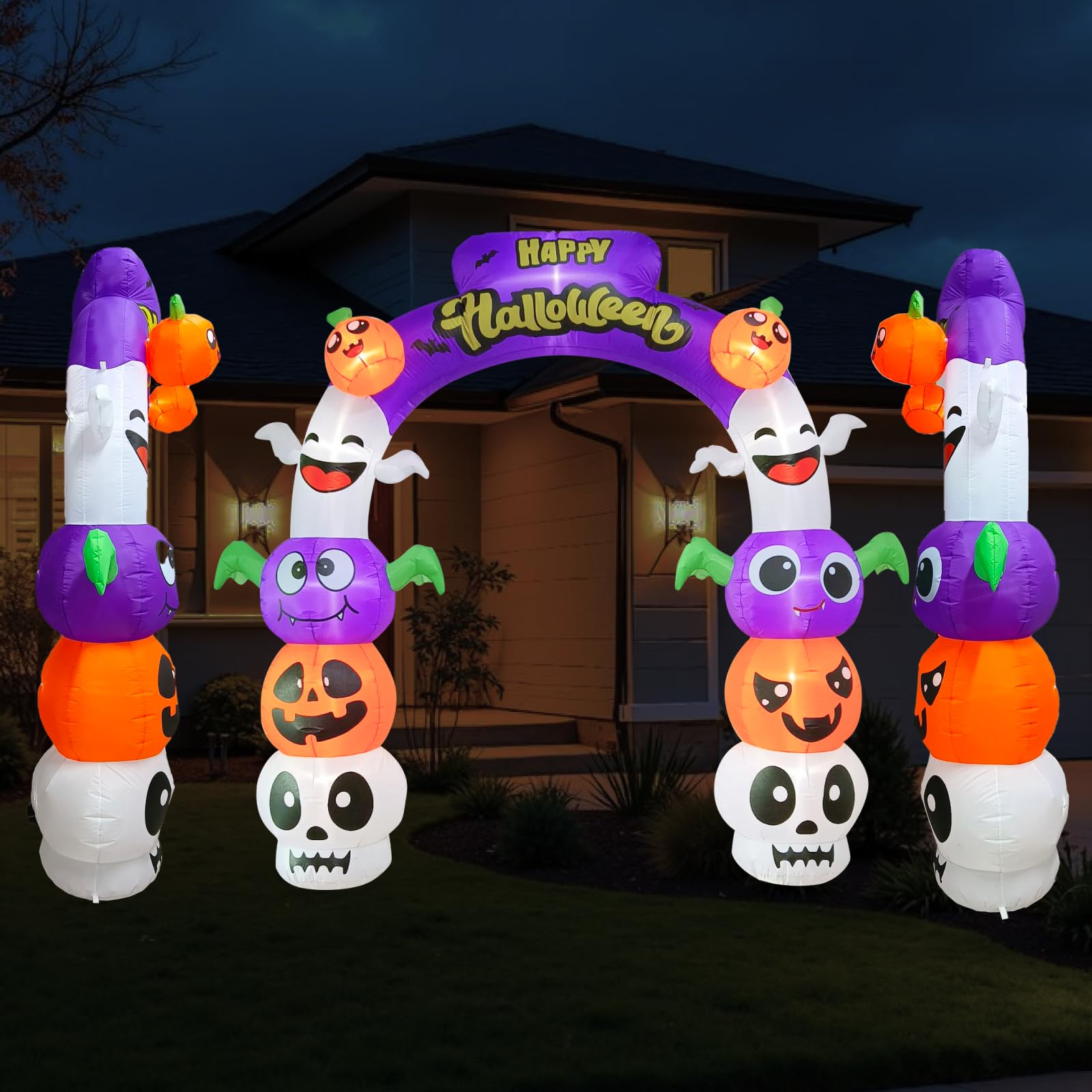 ZOOMATOOE archway used as party entrance showing festive atmosphere
