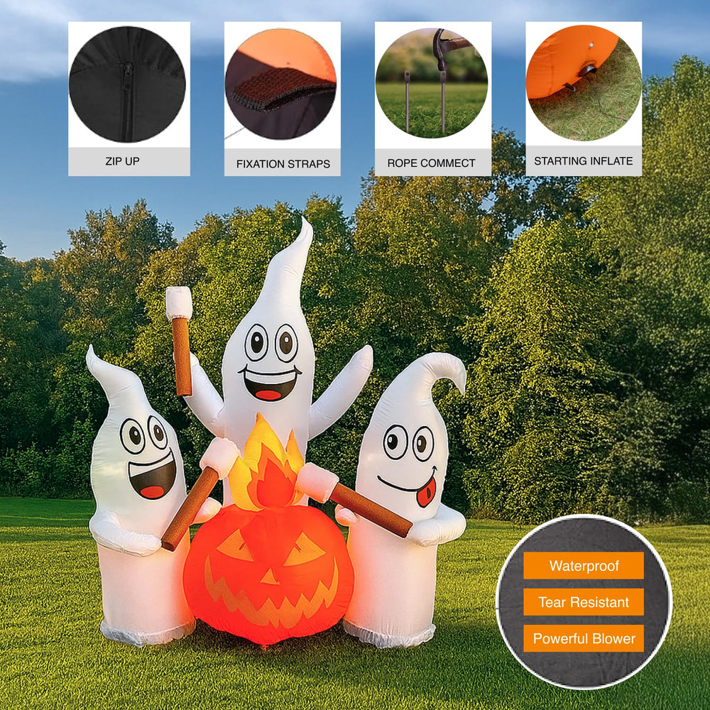 ZOOMATOOE stakes and tethers anchored, provides strong outdoor stability benefit