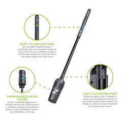 ZoomBroom Breeze nozzle close-up highlighting controlled airflow for precision cleaning