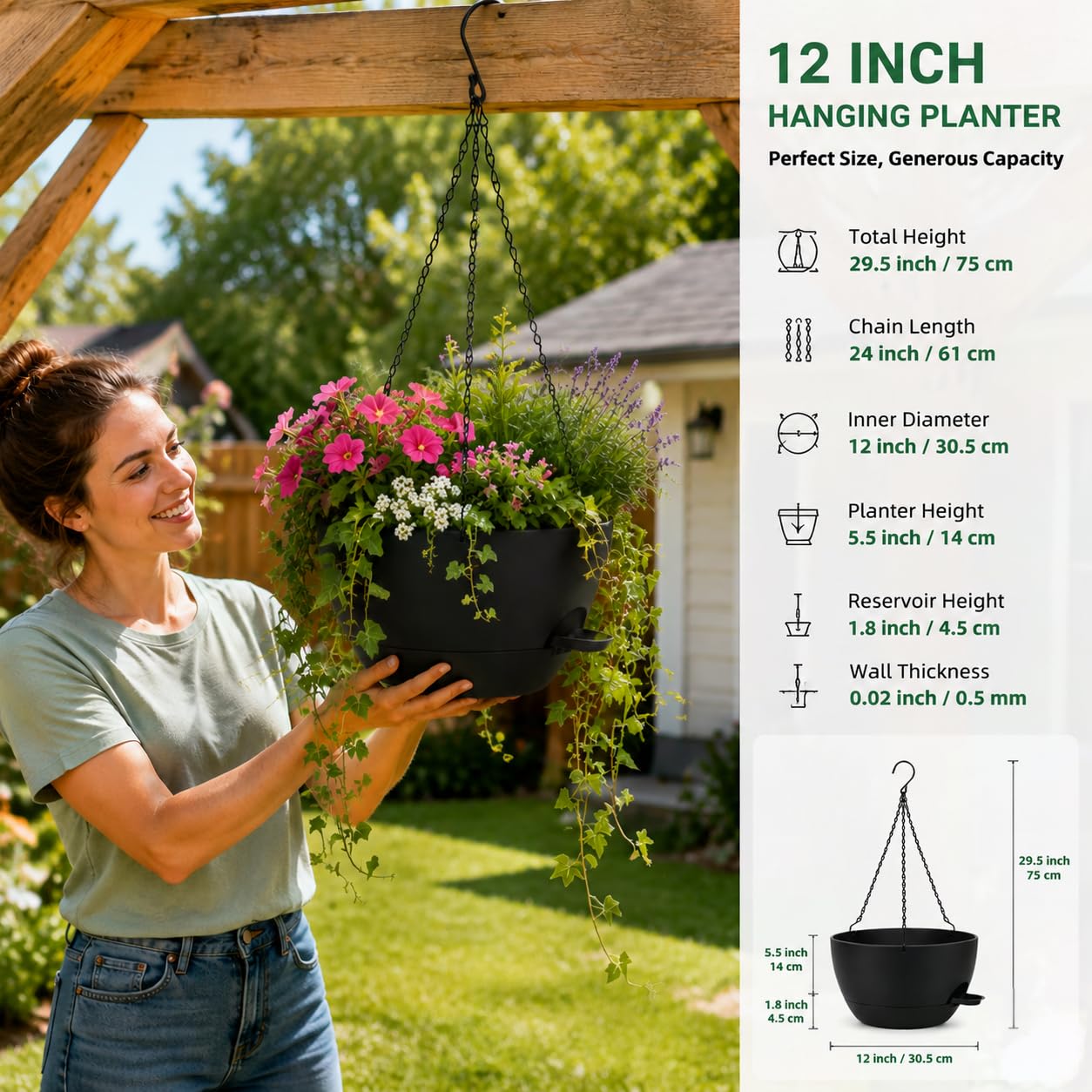 zople bottom drainage holes detail assuring healthy roots and preventing overwatering