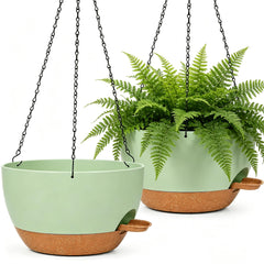 zople front view showing two hanging planters and curb appeal benefit