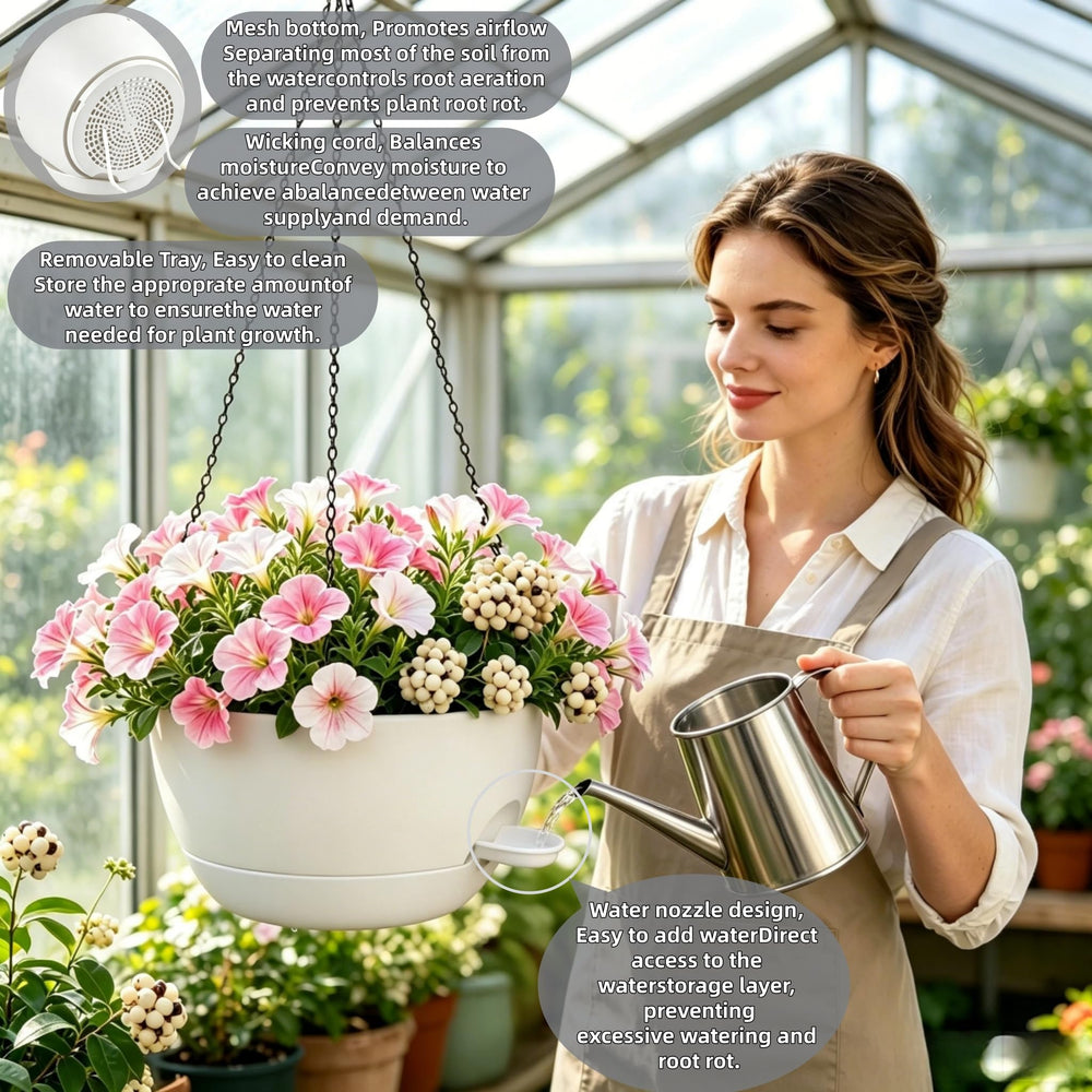zople planter next to common object showing 12-inch scale