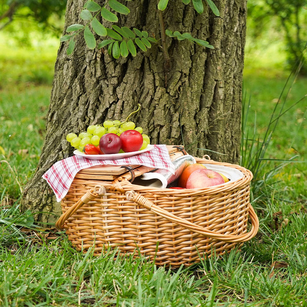 ZORMY cherry-print linen interior illustrating attractive, washable lining