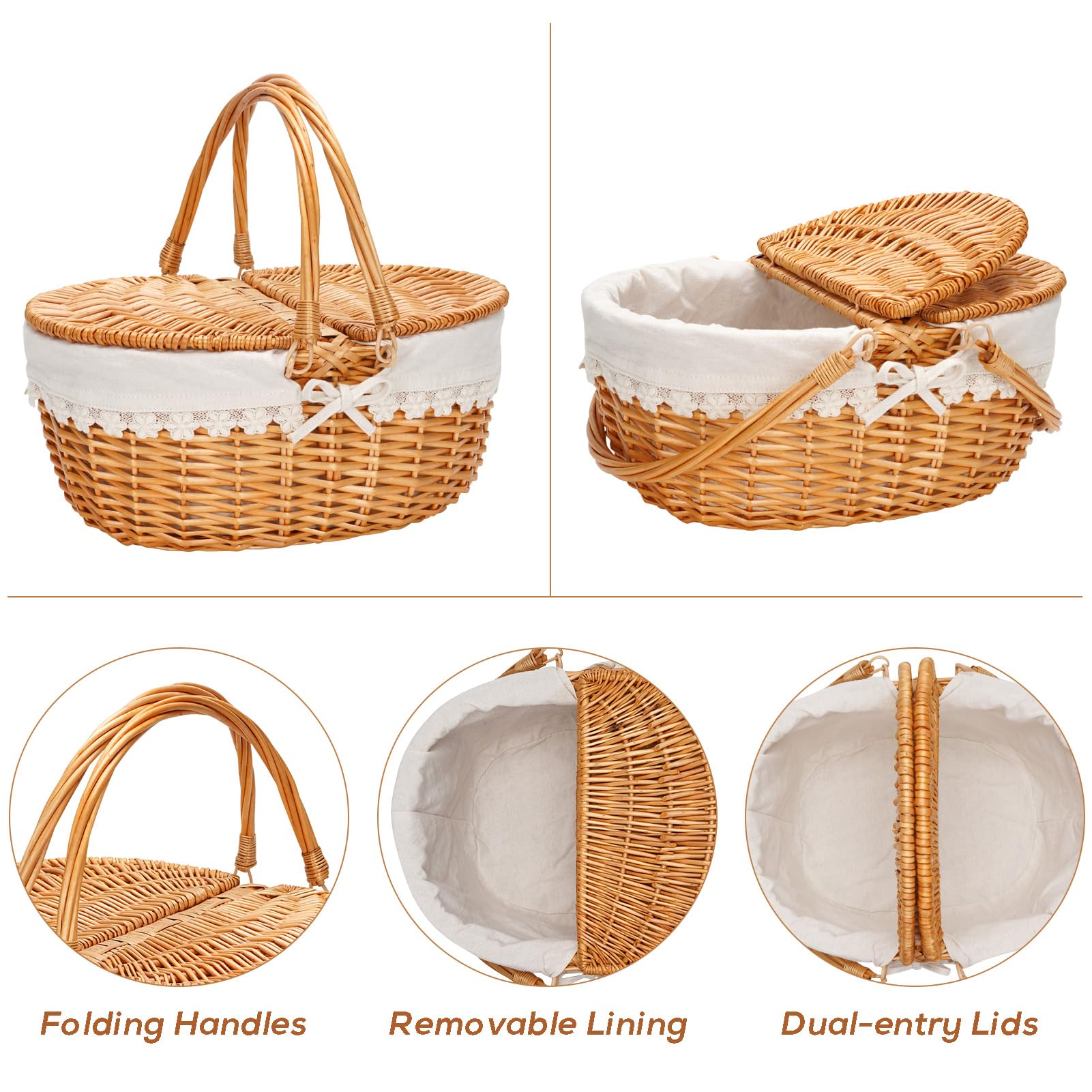 ZORMY close-up of double folding handles for comfortable carrying