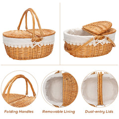 ZORMY close-up of double folding handles for comfortable carrying