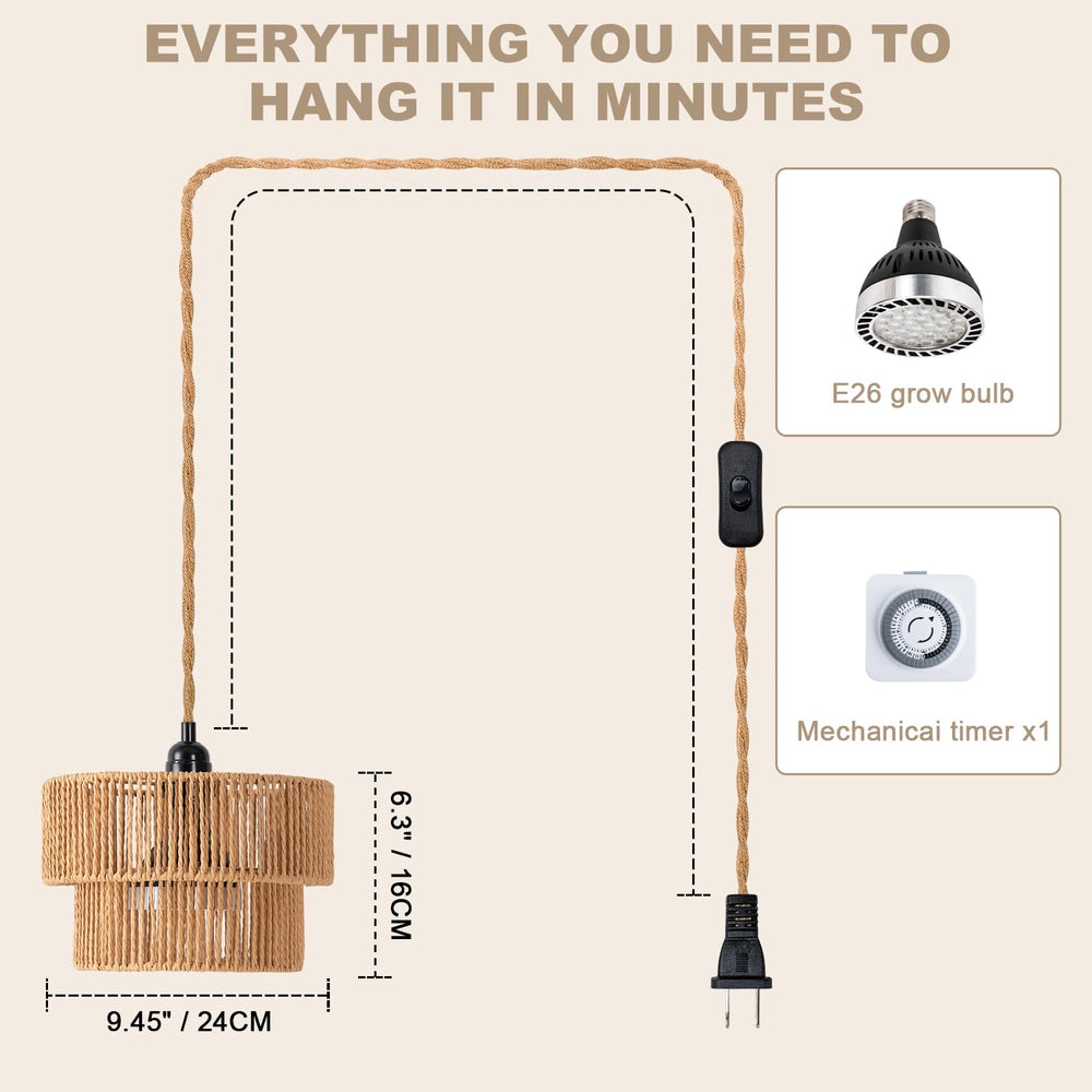 ZorpOrigin paper rope shade detail highlighting texture and aesthetic appeal