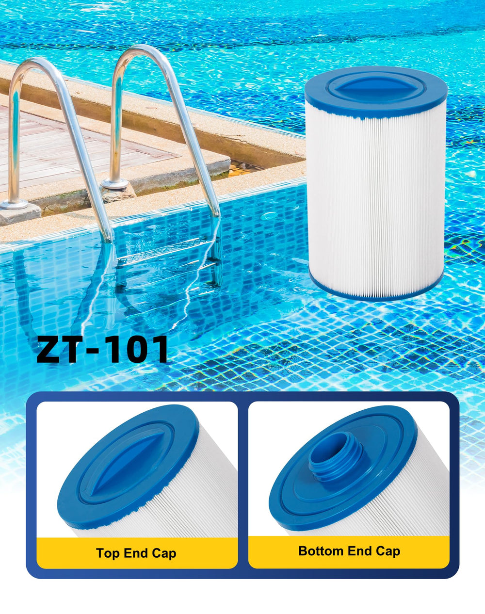 ZOTEE bottom 1-1/2" SAE threaded connection visible for secure fit benefit