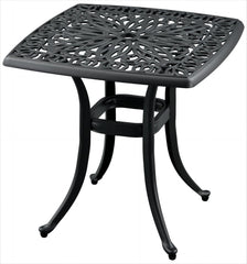 ZOTORUN front view of square side table showing compact design and stability
