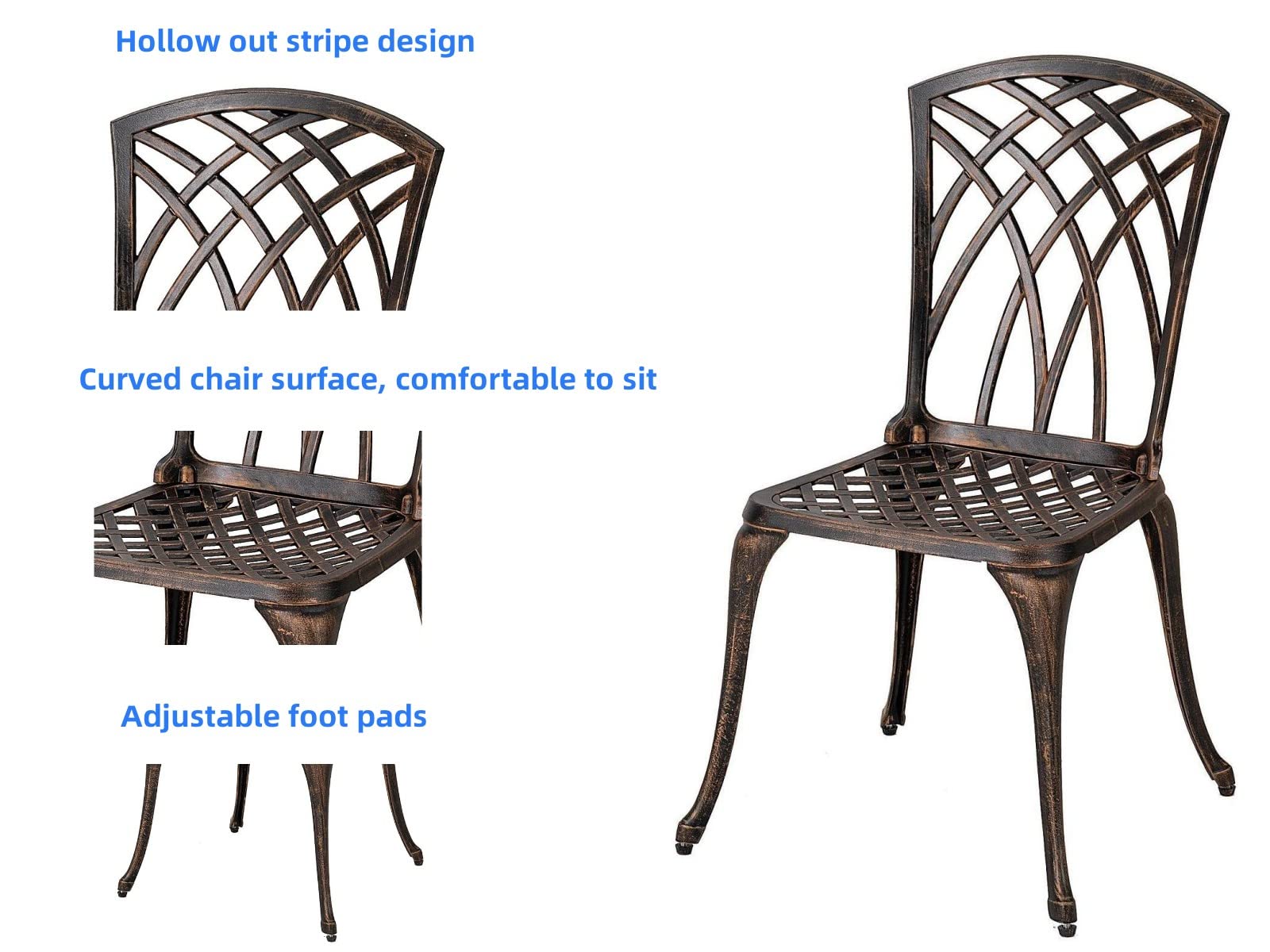ZOTORUN tabletop with umbrella hole displays convenience for shade and dining