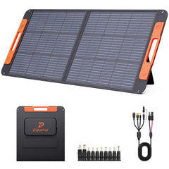 ZOUPW front panel view showing foldable layout and portability benefit
