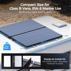 ZOUPW Z-bracket mounted to panel demonstrating secure rooftop attachment