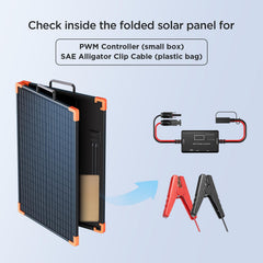 ZOUPW unfolded panel face demonstrates full sun exposure benefit