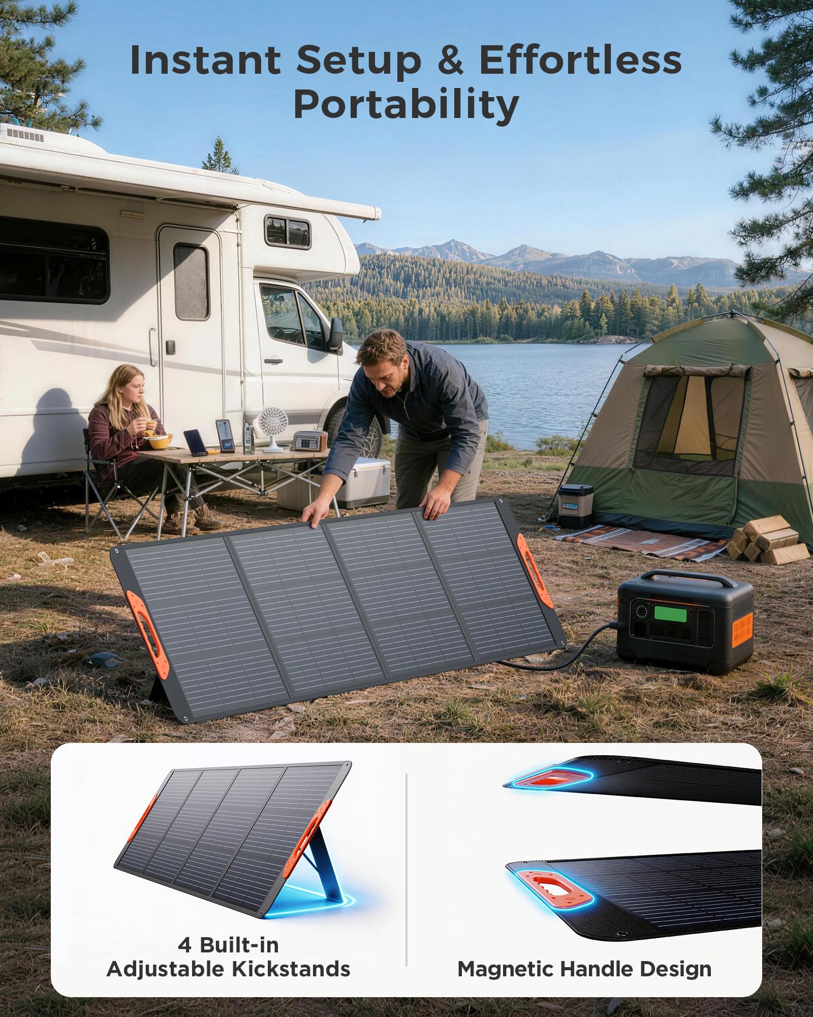 ZOUPW side profile demonstrating thin folded size for space-saving