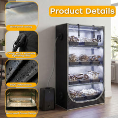 ZOYOYES timer control panel showing plug-and-play scheduling for automated photoperiods
