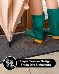 ZPAI close-up of groove texture trapping dirt for cleaner floors