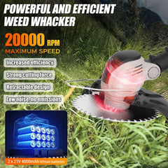 ZPAIZHASHAN dual 21V/4000mAh batteries with LED display for extended runtime