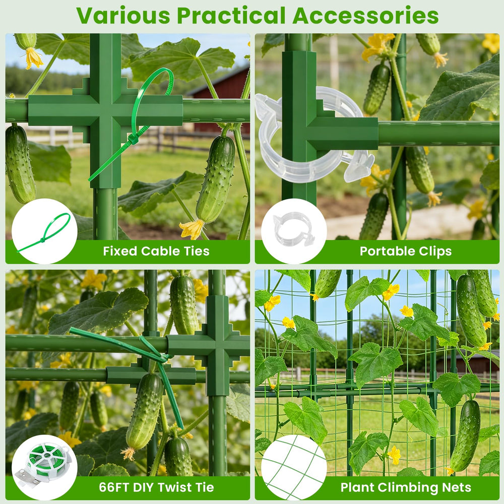 ZPMOCKAQ trellis next to garden tools illustrating height and scale
