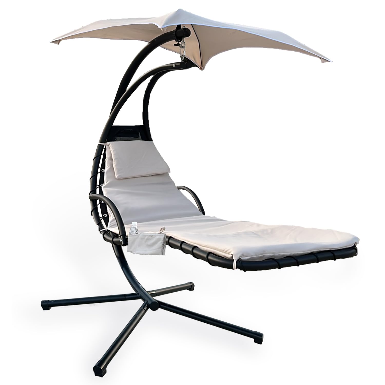 ZQDQIUQIU front view of khaki cushion and umbrella covers protecting furniture