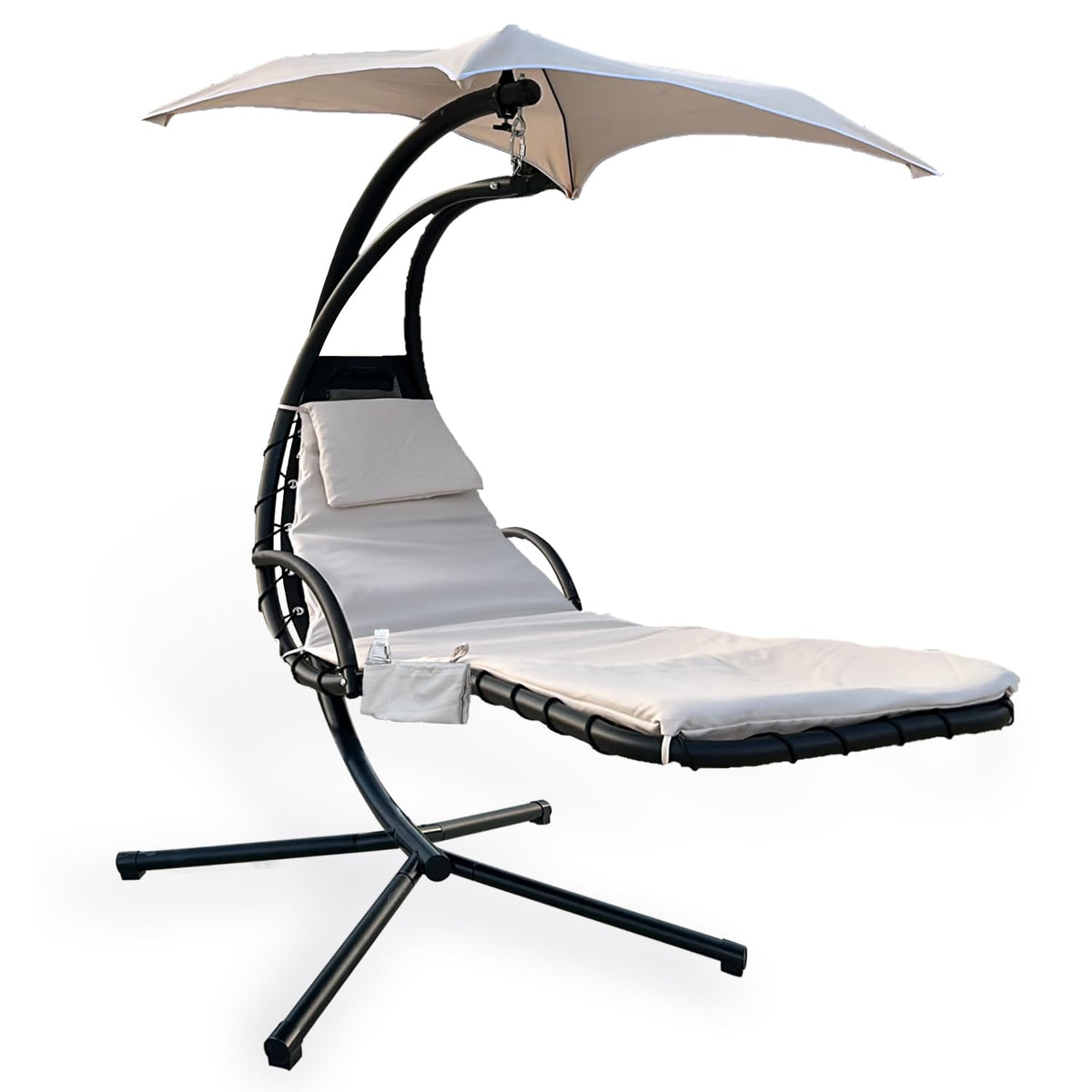 ZQDQIUQIU front view of khaki cushion and umbrella covers protecting furniture