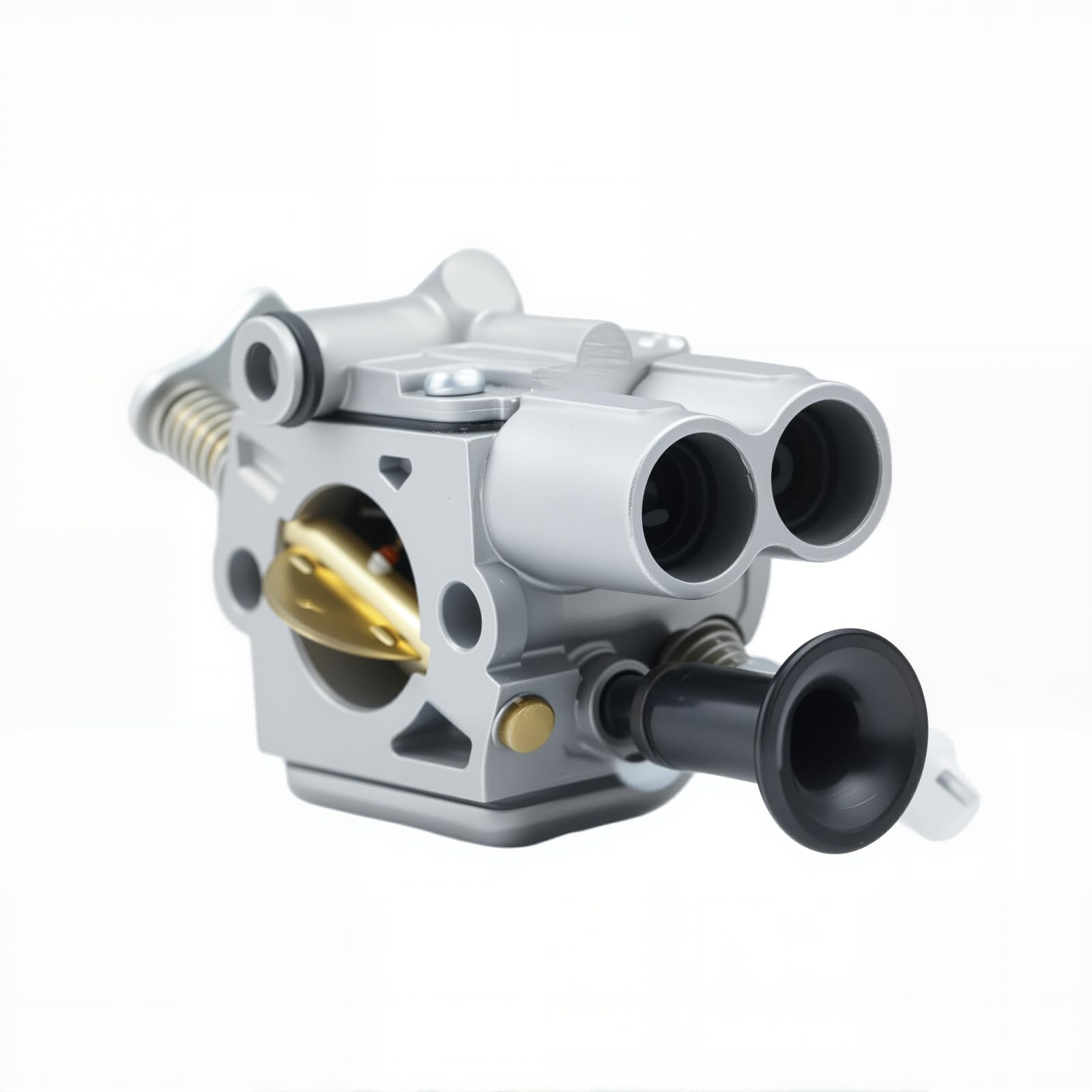 Zqqalitize carburetor side detail highlighting throttle linkage and reliability benefit
