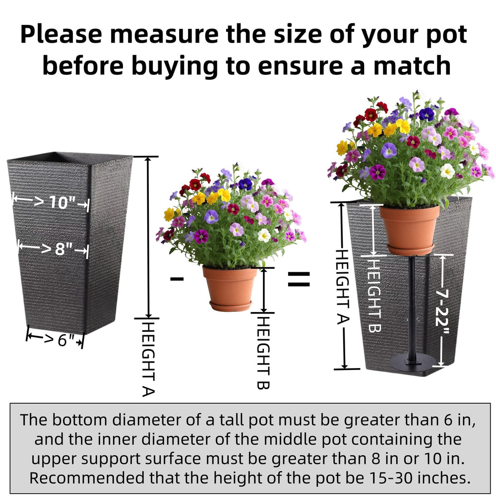 ZSHIGANMA measuring tape beside extended riser, demonstrates adjustable 7 to 22 inch heights