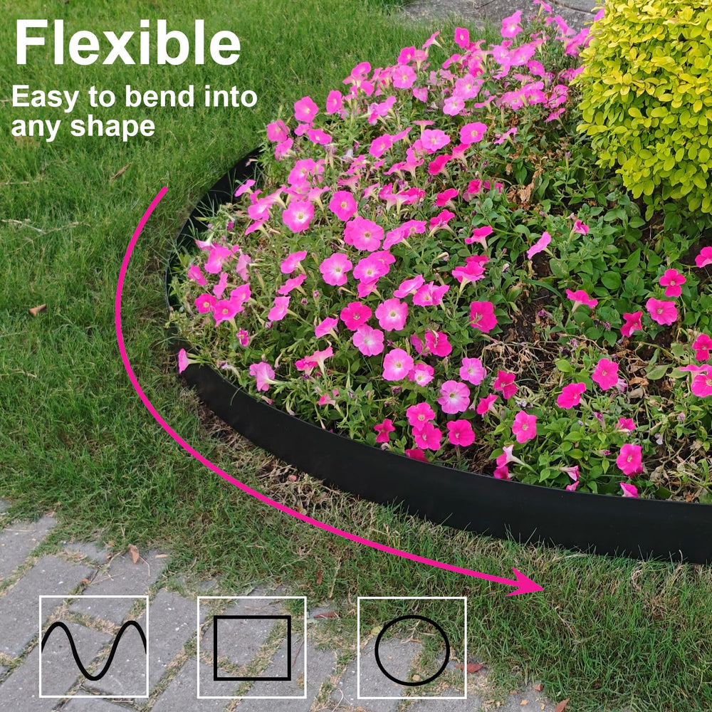 ZSLTLDU installed straight lawn edging illustrating crisp clean border definition
