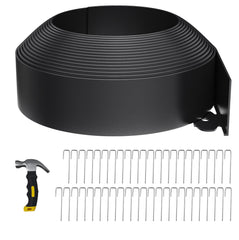 ZSLTLDU front packaging showing 33ft edging kit and included hammer benefit quick setup