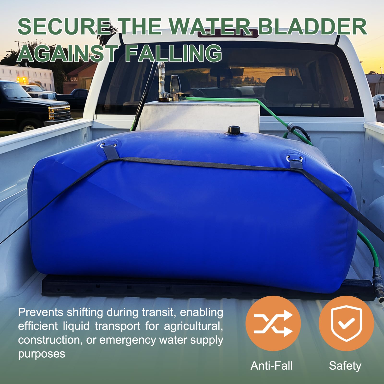 ZSLTLDU deployed on campsite supplying water to hose for outdoor use