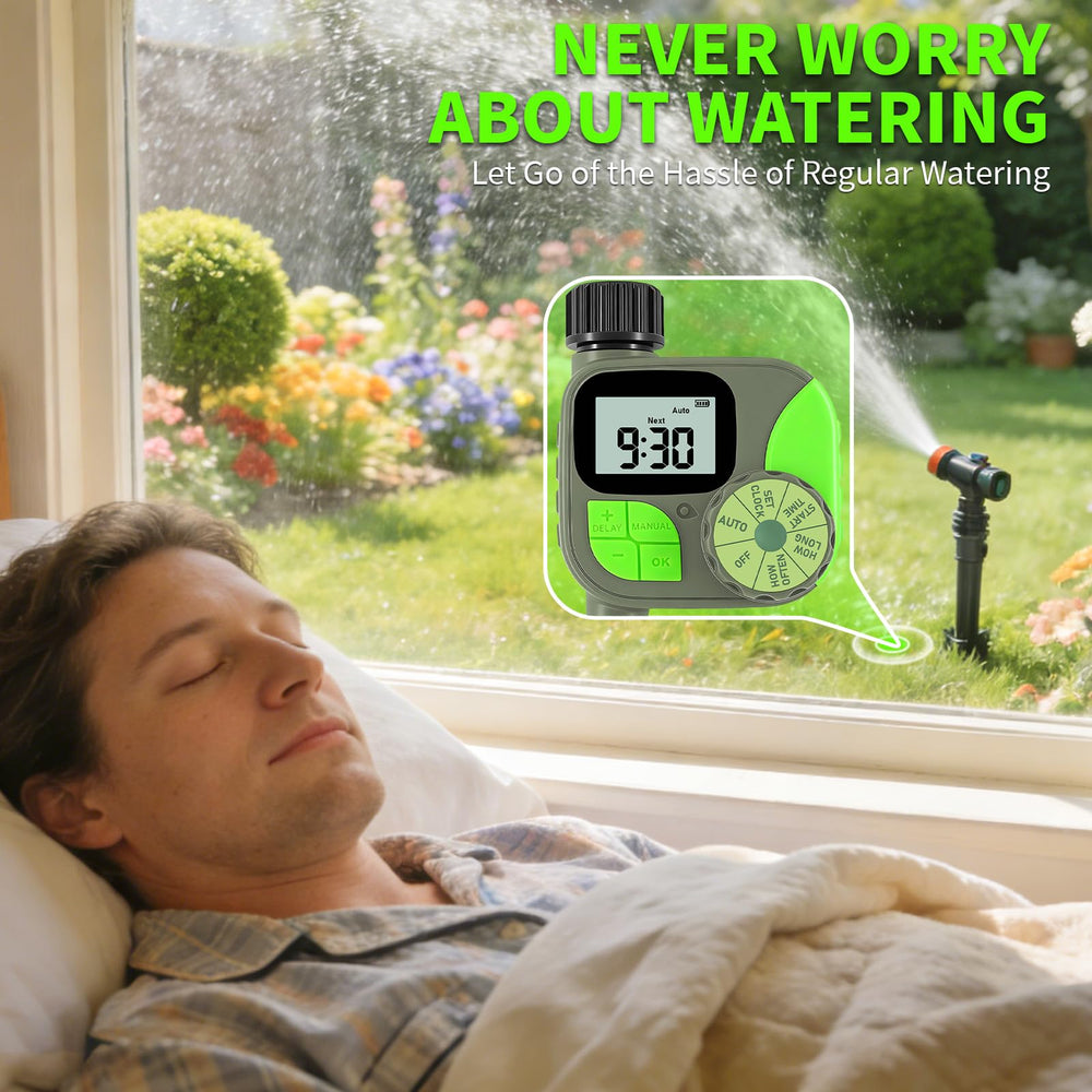 ZTGHFMY built-in filter detail protecting the timer from debris for longer lifespan