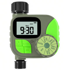 ZTGHFMY timer front display showing clear settings and easy programming for efficient watering