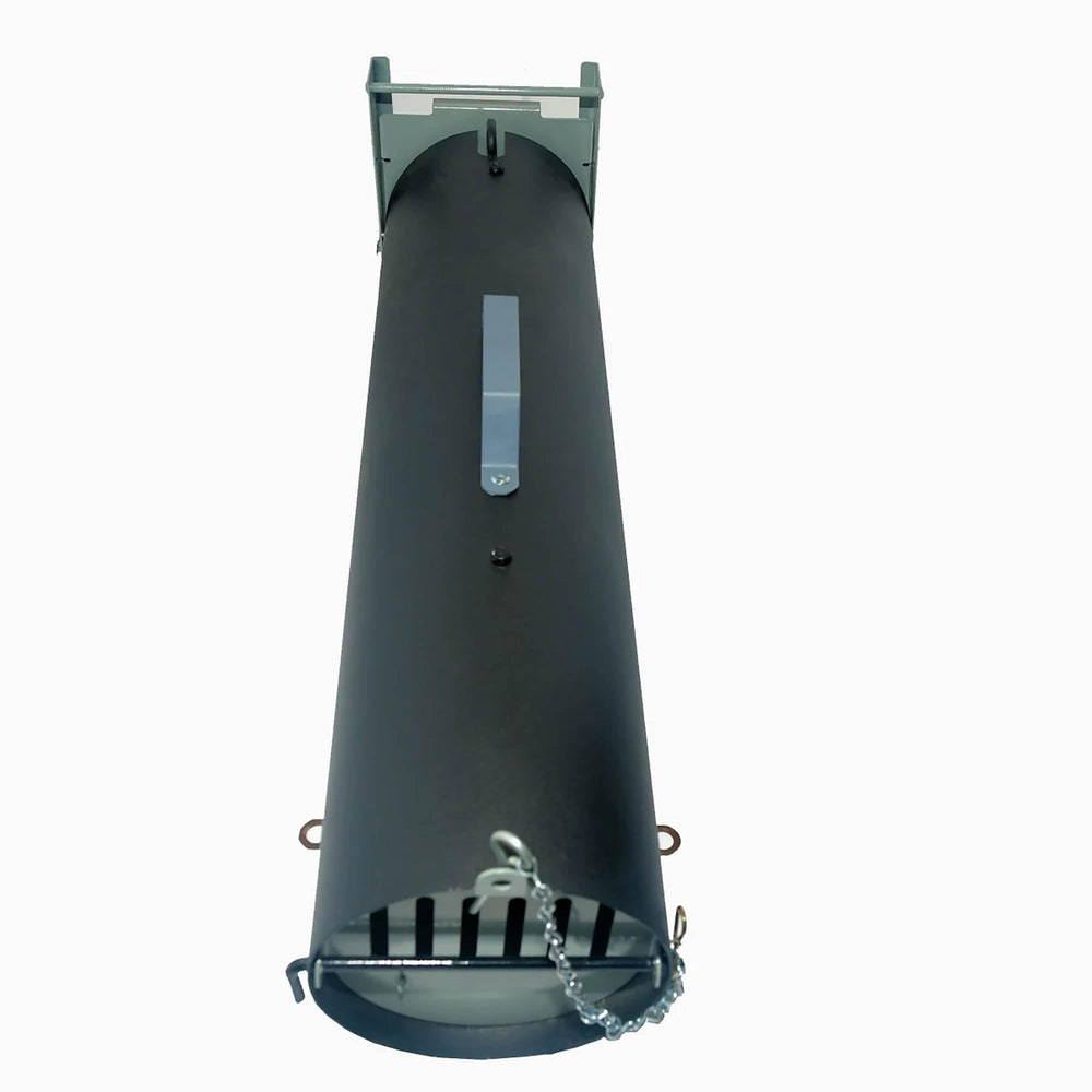 Z TRAP next to a boot showing 24-inch scale to judge fit and portability