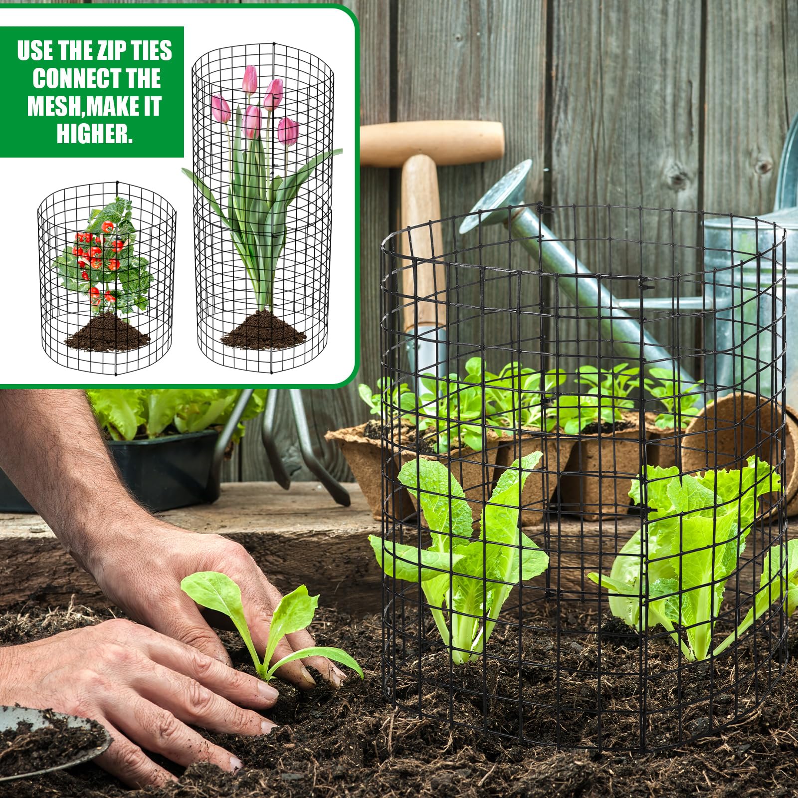 Zubebe nylon ties joining panels securing custom cage sizes benefit