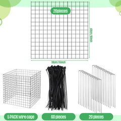 Zubebe vinyl-coated wire panel close-up showing corrosion resistance
