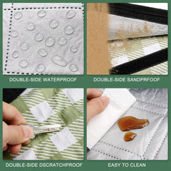 ZUBOND double-layer aluminum backside close-up showing waterproof protection