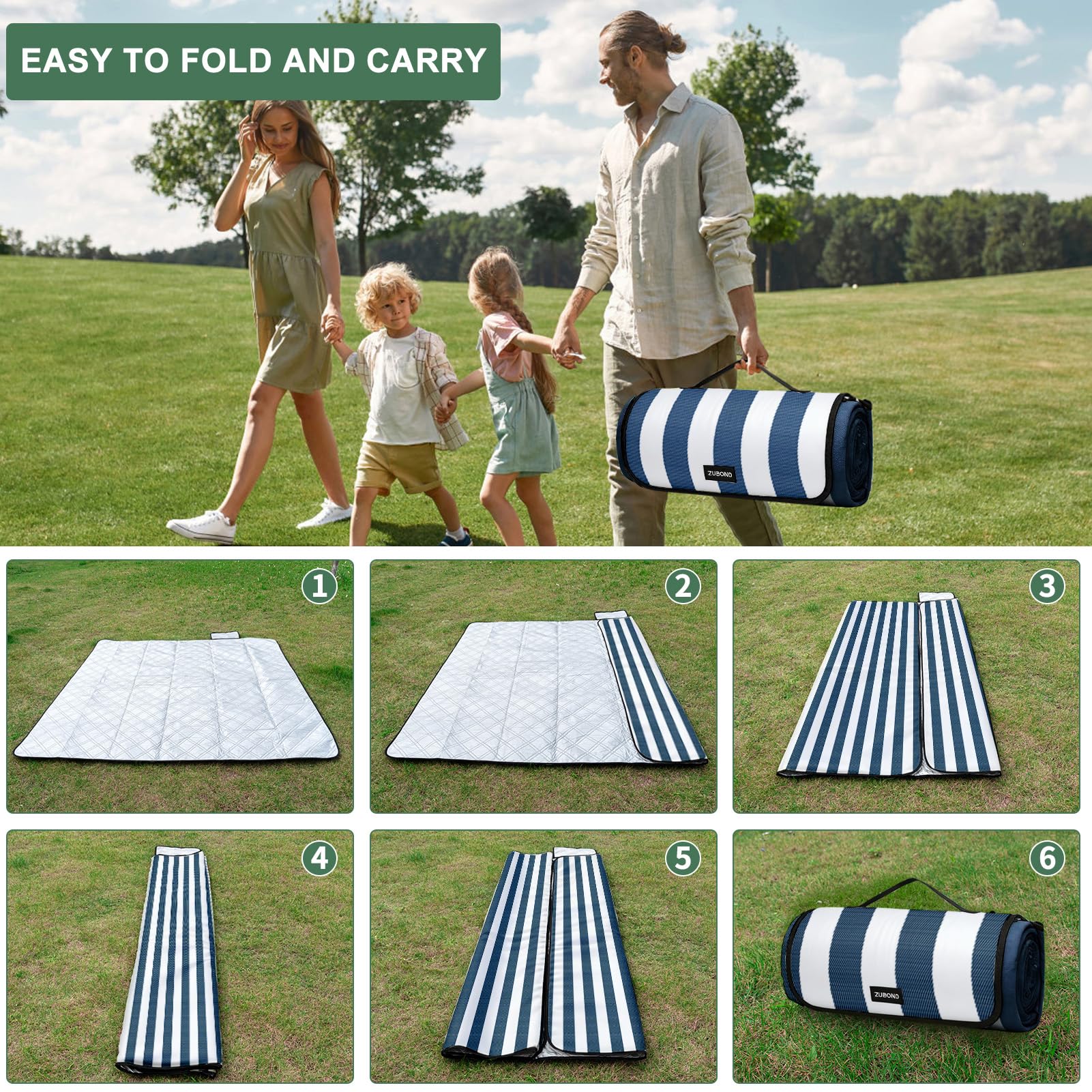 ZUBOND lifestyle on beach with family enjoying dry, comfortable seating
