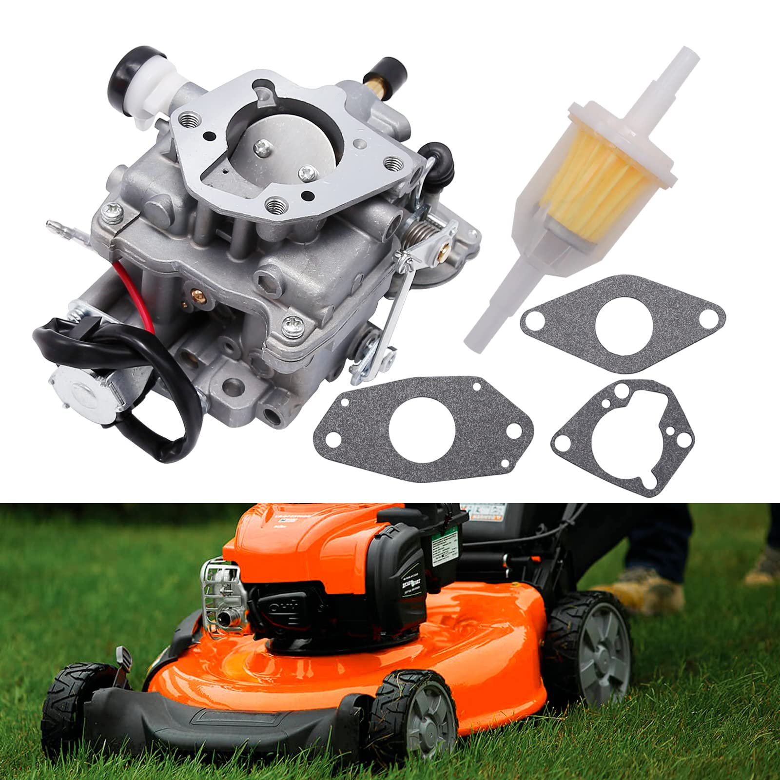 ZUDKSUY installed on a garden tractor demonstrating restored performance