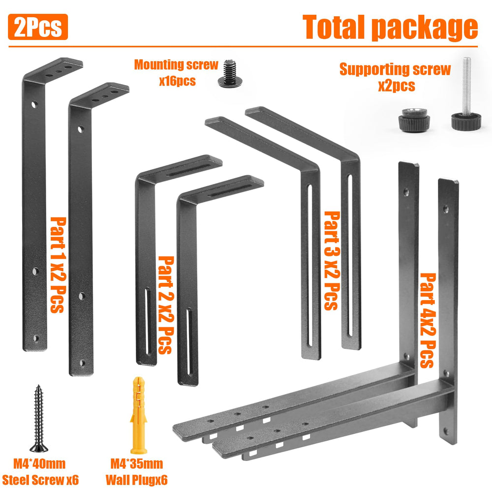 ZUIWAN pre-drilled holes with included screws for fast installation and secure attachment