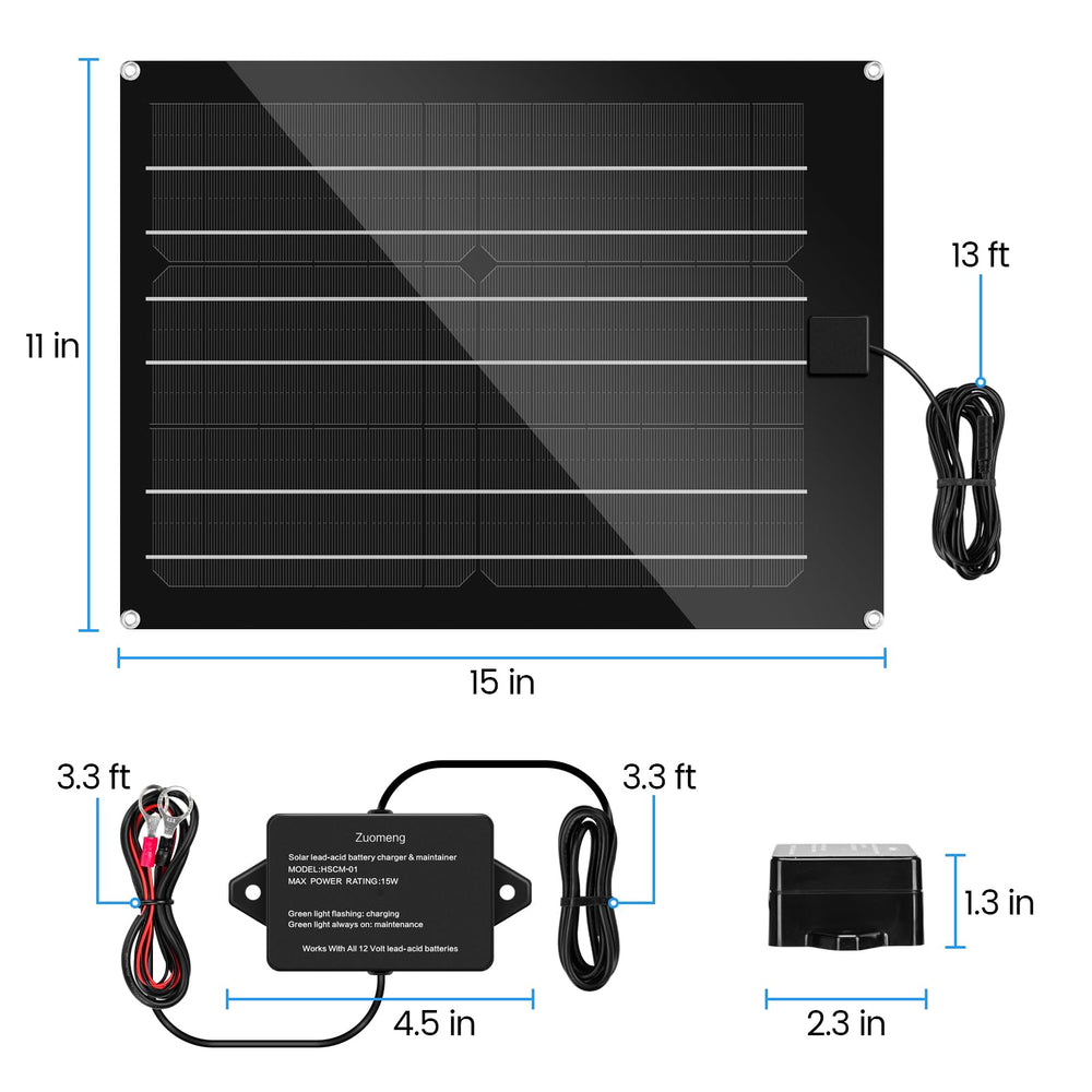 Zuomeng hardware and mounting screws included for secure attachment benefit