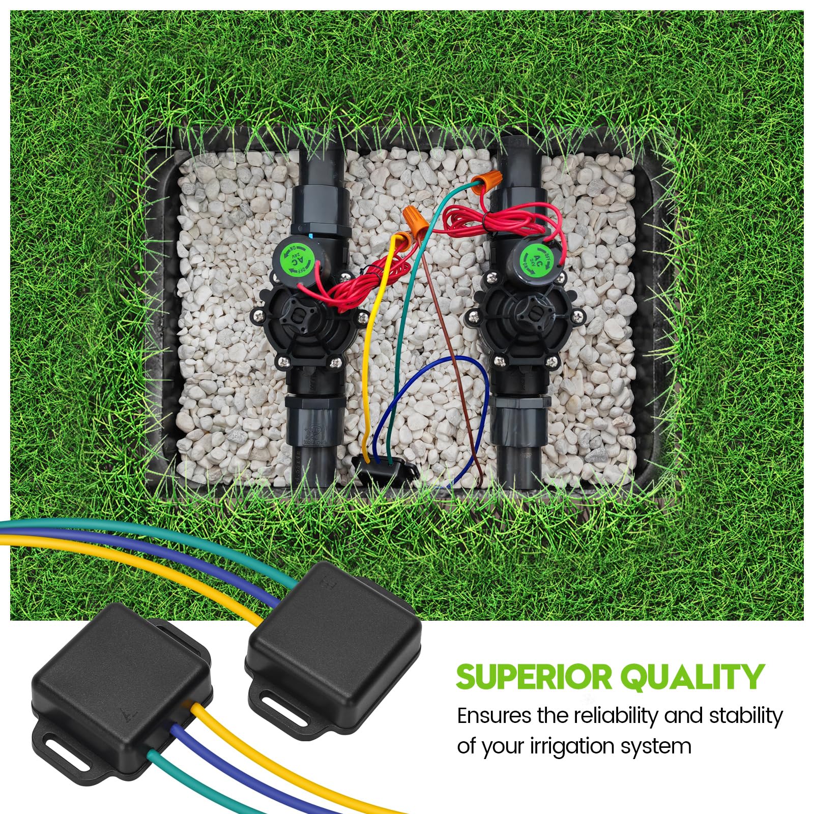Zuomeng installed in valve box enabling above-ground repair without digging
