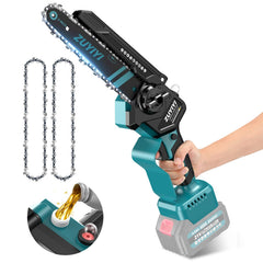 ZUYIYI front view showing compact saw and ergonomic handle for easy control