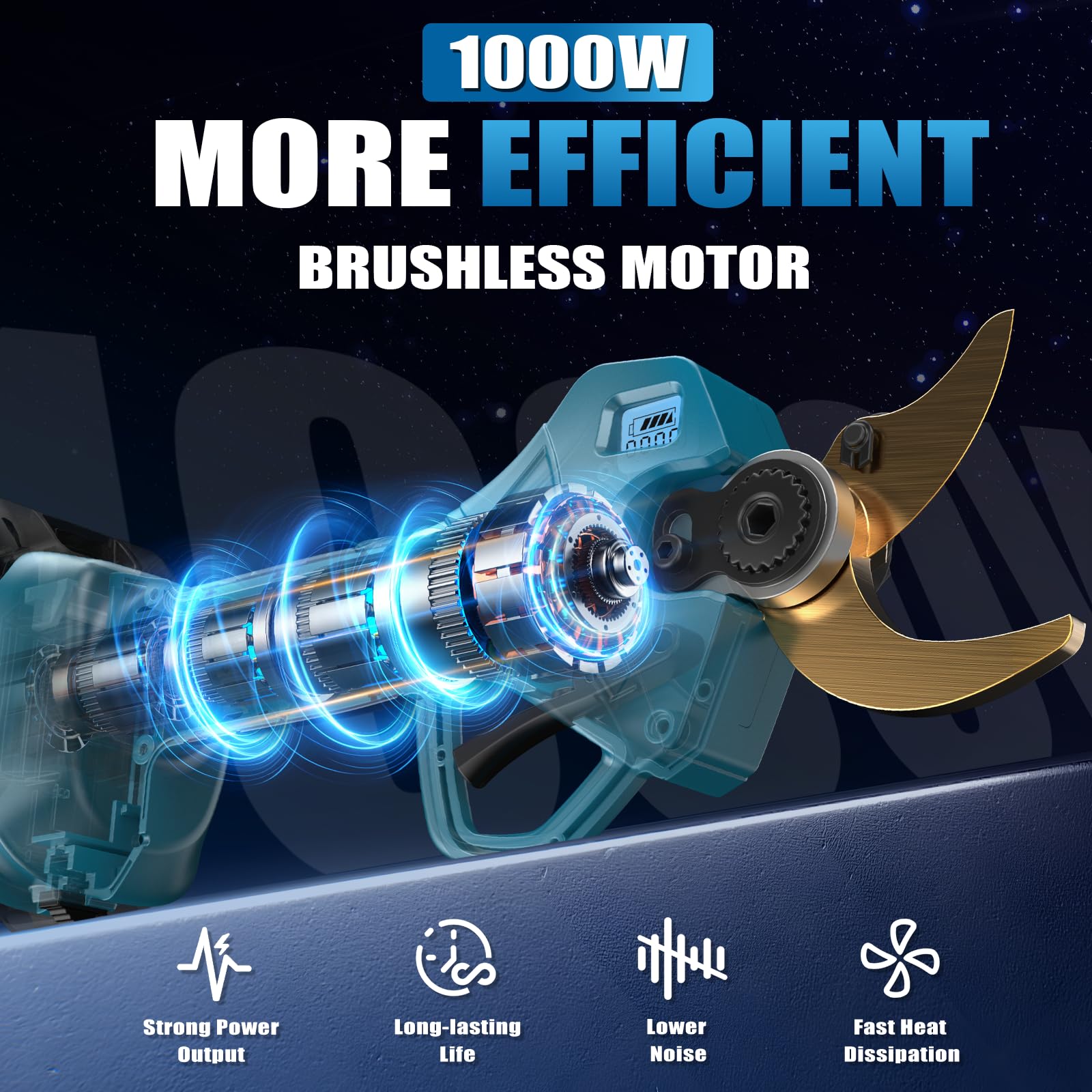 ZUYIYI pruner SK7 blade detail demonstrating sharp rust-resistant cutting performance