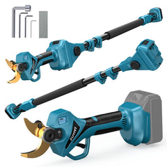 ZUYIYI pruner front view showing compact body and quick-switch mount, promotes convenience