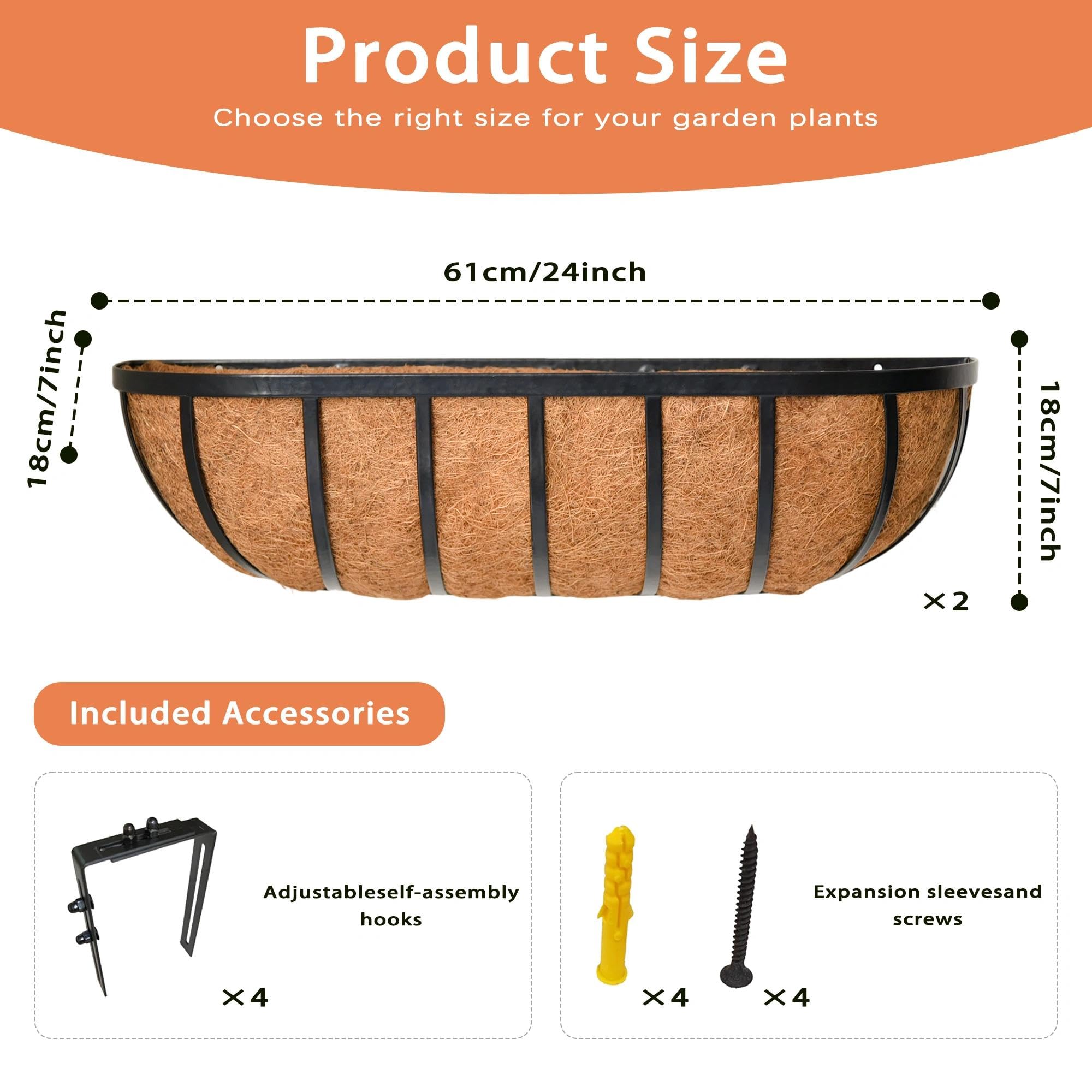 ZVOWOS side profile showing 7-inch depth and scale for compact plantings