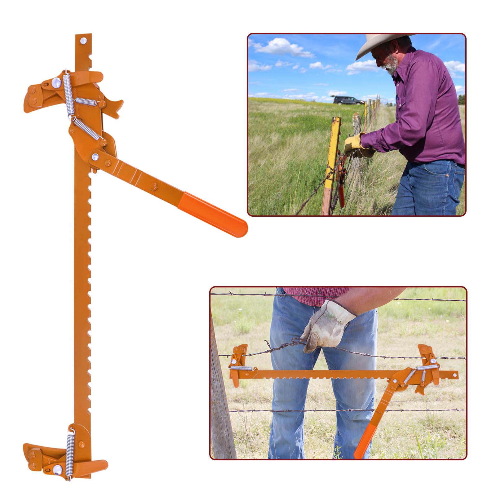 Zwinz working with barbed wire showing compatibility and safety benefit