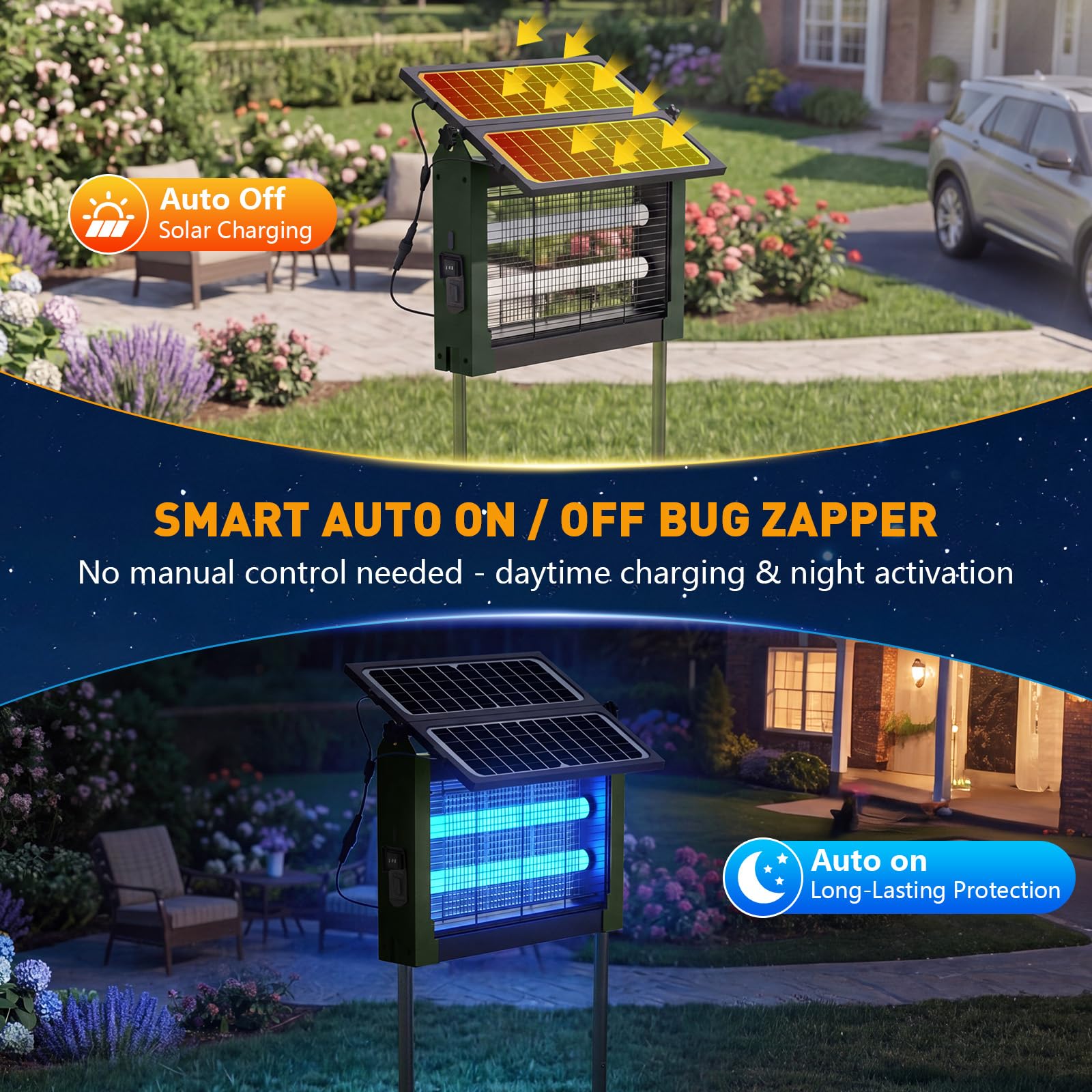 Zwiran hanging in gazebo lifestyle scene providing insect-free outdoor comfort